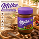 Шоколадно горіхова паста Milka Hazelnut Creme 600 г з фундуком кремовою текстурою без пальмової олії - зображення 1