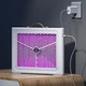 Электрическая ловушка для насекомых с UV-подсветкой 1200 мАч 215х215х65 мм белая - изображение 3