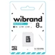 Карта пам'яті 8 GB Wibrand МicroSDНC UHS-I Сlass 10 чорний - изображение 1