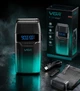 Мужская электробритва VGR V-308 VG Green/Black с аккумуляторным питанием и цифровым дисплеем 10629 - изображение 1