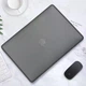 Чехол матовый для Macbook 2020 Air 13 A2337 M1, Черный + пленка, накладка на клавиатуру - изображение 3