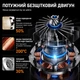 Садовая складная аккумуляторная воздуходувка 21V для уборки листьев, травы и мусора, бесщеточная - изображение 8