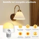 Аккумуляторная LED лампа E27 , беспроводная, магнитная база, пульт дистанционного управления, 3 режима белого света, USB Type-C - изображение 5