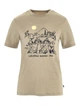 Футболка FJALLRAVEN Hoja Lugnt Wool T-Shirt W Fossil S - изображение 1