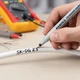 Набор маркеров Axent Permanent 0.6 мм черные 12 шт (2543-01-a) - изображение 4