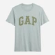Футболка хлопковая мужская GAP 620362289 M Зеленая (1160673900) - изображение 4