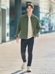 Ветровка мужская Uniqlo 809686743 XL Зеленая (1160676049) - изображение 15