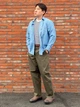 Рубашка джинсовая мужская Uniqlo 954898250 L Голубая (1159913526) - изображение 6