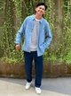 Рубашка джинсовая мужская Uniqlo 954898250 L Голубая (1159913526) - изображение 12