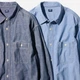 Рубашка джинсовая мужская Uniqlo 954898250 L Голубая (1159913526) - изображение 19