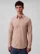 Рубашка хлопковая мужская Calvin Klein 316003814 2XL Бежевая (1160713515) - изображение 1