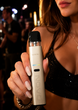 Многоразовая Pod система Smok Novo Eco Pale Gold 1000 мАч электронная сигарета Смок Ново алюминиевый сплав до 30 Вт золотая - изображение 8