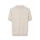 Мужское поло Loro Piana М молочное на молнии с коротким рукавом и вышитым логотипом Premium Casual - изображение 2