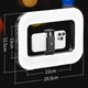 LED лампа со штативом и держателем телефона BauTech прямоугольная аккумуляторная (1015-770-00) - изображение 7