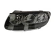 Фара передня Hyundai Santa Fe 2 2010-2012, ліва H7/H7, чорна рамка, електричне/механічне регулювання, Depo, 221-1144L-LEMN2 - зображення 1