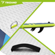 SUP-доска 350 см Trizand 180 кг надувная SUP-доска с насосом и веслом для водных прогулок - изображение 6