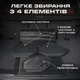 Вместительный складной органайзер в багажник авто 65×30×30 см с крышкой и перегородкой эко кожа - изображение 3