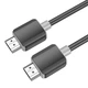 Кабель HDMI/HDMI 2 м Hoco US08 HDTV чорний - изображение 3