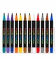 Набір акрилових маркерів Acrylic Marker 48 кольорів, 24 двосторонні маркери для малювання, розпису, творчості - зображення 2
