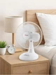 Вентилятор настільний DOMOTEC MS-1626 White з автоповоротом 3 режими 40 Вт Білий - изображение 2