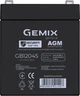 Аккумуляторная батарея Gemix 12V 4.5Ah Security Series AGM (GB12045) - изображение 1