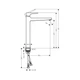 Hansgrohe Metropol 260 Смеситель для умывальника, хром (32512000) - изображение 2