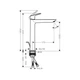 Hansgrohe Logis 240 Смеситель для умывальника, хром (71257000) - изображение 4