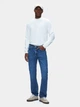 Мужские синие джинсы Straight Fit размер 34/32 - изображение 5
