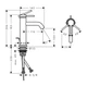 Hansgrohe Tecturis S Змішувач для раковини, матова бронза (73310140) - зображення 3