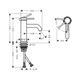 HANSGROHE Tecturis S Смеситель для раковины, хром (73301000) - изображение 3