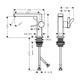 HANSGROHE Tecturis E 110 Fine Смеситель для раковины, черный матовый (73020670) - изображение 4