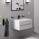 HANSGROHE Logis 100 Смеситель для раковины, черный матовый (71100670) - изображение 5