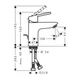 Hansgrohe Logis Loop 100 Смеситель для раковины, хром (71151000) - изображение 4