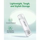 USB флеш накопитель Acer 64GB UT300 USB-A/Type-C 3.2 Silver (BL.9BWWA.589) - изображение 5