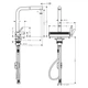 Hansgrohe Aquno Select M81 Змішувач для кухні, чорний мат (73836670) - зображення 2