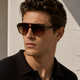 Солнцезащитные очки POLARIZED TF-P00542 C2 Brown Gradient Коричневые - изображение 11