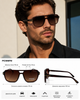 Сонцезахисні окуляри POLARIZED TF-P00542-C2 Brown_box Коричневі Градієнт - зображення 6