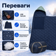 Теплий зимовий спальний мішок з USB-підігрівом 215×65 см, туристичний спальник-ковдра з капюшоном, водонепроникним матеріалом Oxford, утеплювачем холофайбер 400 г/м², для кемпінгу, риболовлі, полювання та холодної погоди - зображення 5