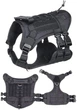 Шлея для собак Vest, тактичний жилет з ручкою і системою MOLLE, чорний L (132L-BLACK) - зображення 2
