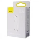 Зарядний пристрій Baseus Compact Charger 2U 10.5 Вт 2 USB EU Білий (CCXJ010202) - зображення 6