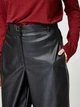 Женские брюки-бананы из экокожи с высокой посадкой Modna KAZKA MKSH2385 - 42/44, Чорний - изображение 4