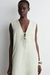 Сукня жіноча COS linen-blend tie-front midi dress 1281603003 Eur 36 - изображение 2