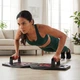 Багатофункціональна дошка для тренувань з еспандерами Gymtek FlexBoard G-42913 Рожево-чорна (5905884429136) - зображення 10