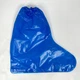 Бахіли високі одноразові поліетиленові з гумкою, водонепроникні захисні бахіли-чохли на взуття нестерильні для виробництва, господарства, клінінгу та побуту, універсальний розмір, 1 пара Сині, P-57 - зображення 7