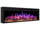 Линейный электрокамин ArtiFlame AF58 Multicolor 3D визуализации пламени 3 цвета со звуком с обогревом - изображение 3