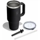 Термочашка Hydro Flask 950 ml Travel Tumbler Clear Lid Чорний - зображення 4