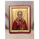 Писаная икона Святителя Николая Чудотворца 17,5 × 22 см - изображение 1