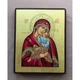 Писаная икона Божией Матери Взыграние Младенца 15×19 см - изображение 2