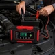 Автомобильное импульсное зарядное устройство для авто 12 В 6 А для свинцово-кислотных аккумуляторов AGM, GEL, EFB, WET 4–100 Ач с активным охлаждением и защитой - изображение 6