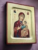 Писаная Иверская икона Божией Матери (Вратарница) 13,5×16,5 см - изображение 2